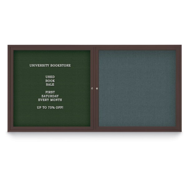 Corkboard, Synthetic Cork/Bronze, 72"x48"